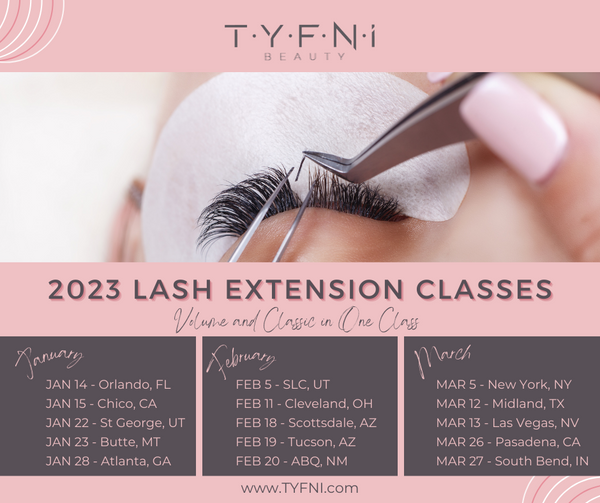 TYFNI Eyelash Extension Class TYFNI Beauty